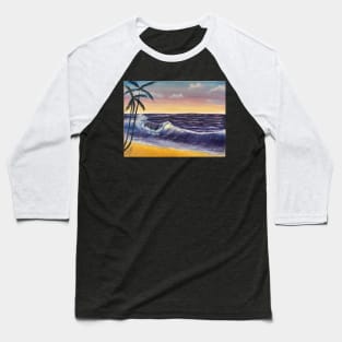 Tropical Seascape Baseball T-Shirt